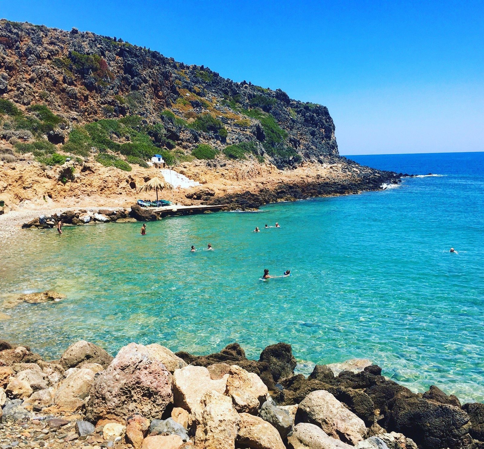 Afrata Beach in Chania Crete